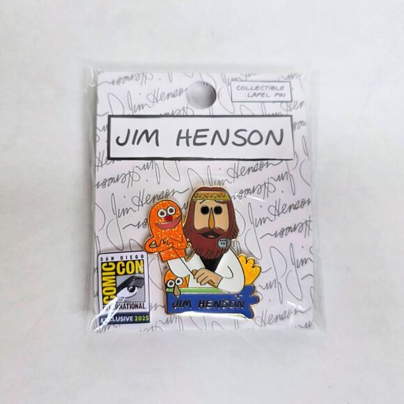SDCC 2025 Comic Con Exclusive Little Shop Of Pins Jim Henson Enamel Pin IN HAND - Picture 1 of 3